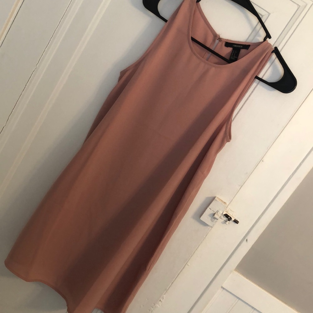 Blush color dress